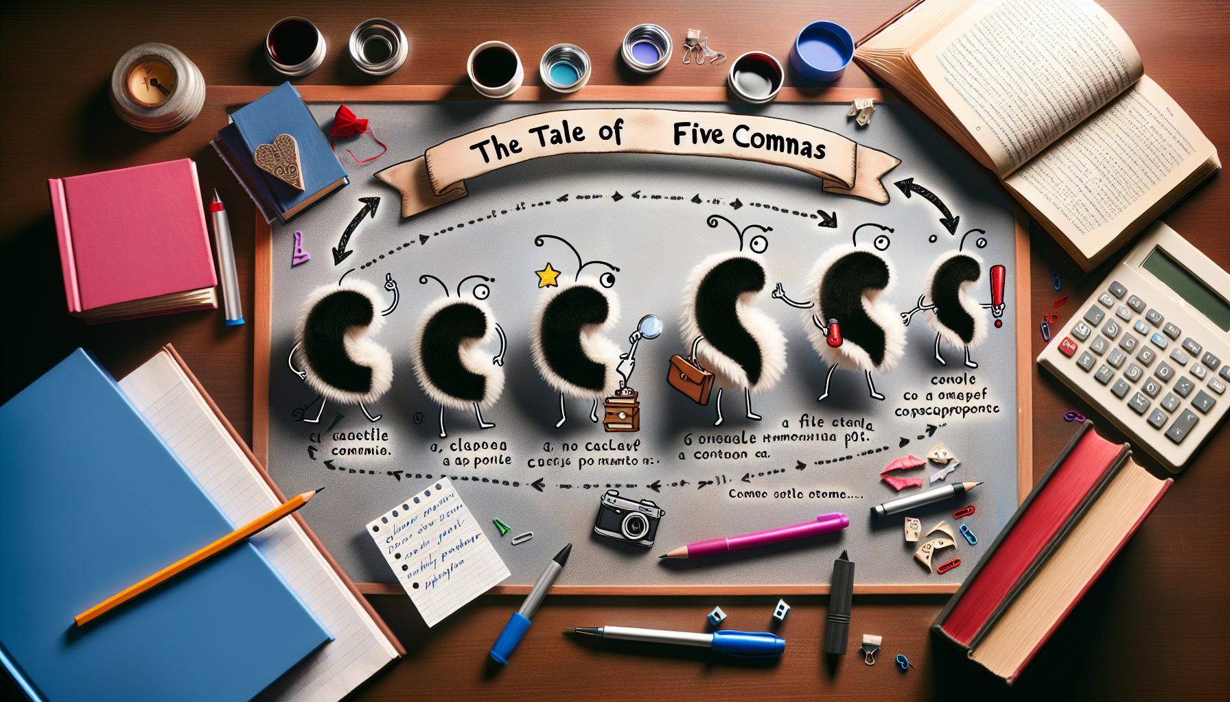 Мини-история про пять запятых