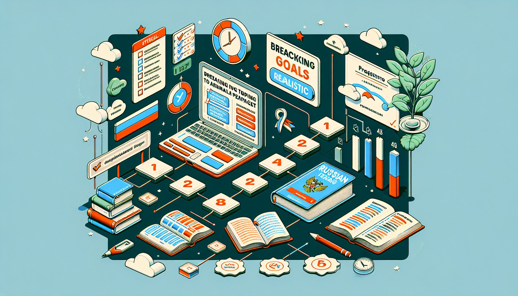 Разбивка целей на реальные шаги