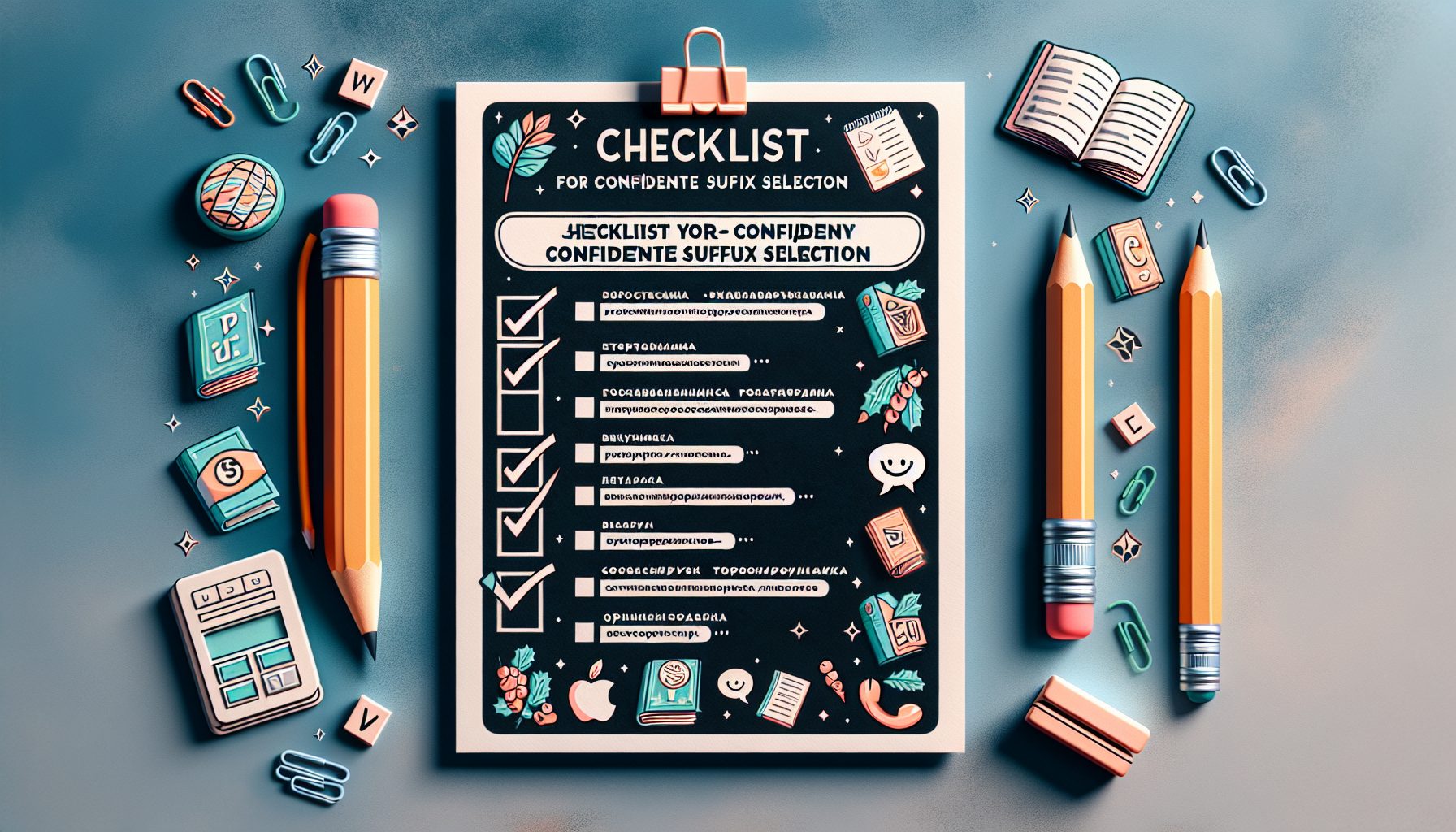 Чек-лист для уверенного выбора суффикса